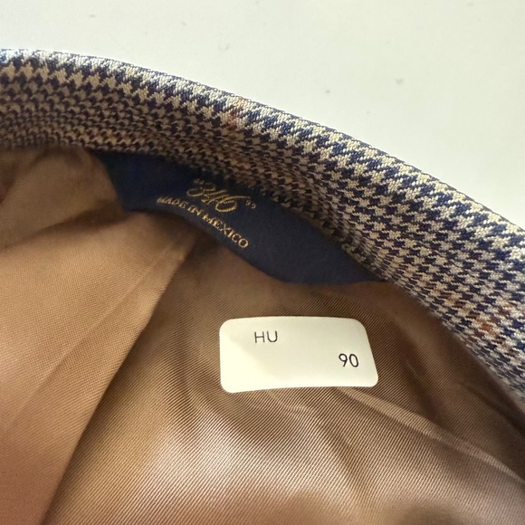 Brooks Brothers 346 Wool Black & Tan Houndstooth Blazer Suit Jacket Mens 44R - Picture 12 of 12